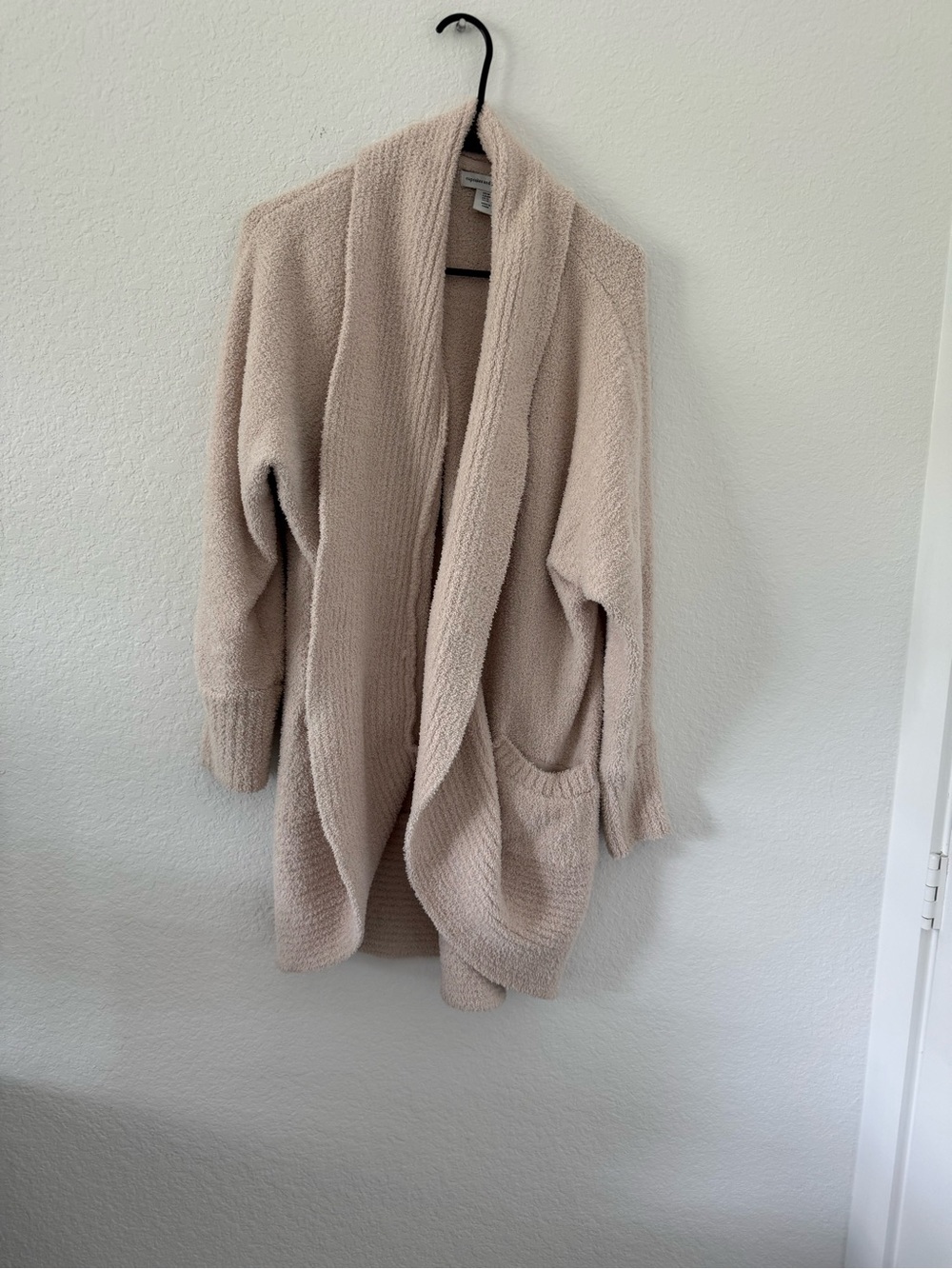 Cupcakes and cashmere Cozy Open-Front Women's Cardigan Sweater - Beige Cream